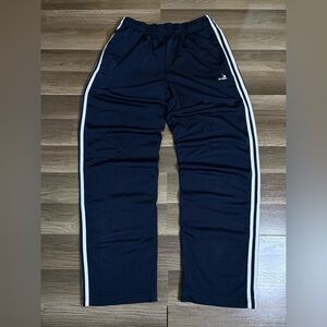 adidas Navy Sweatpants with White Side Stripes